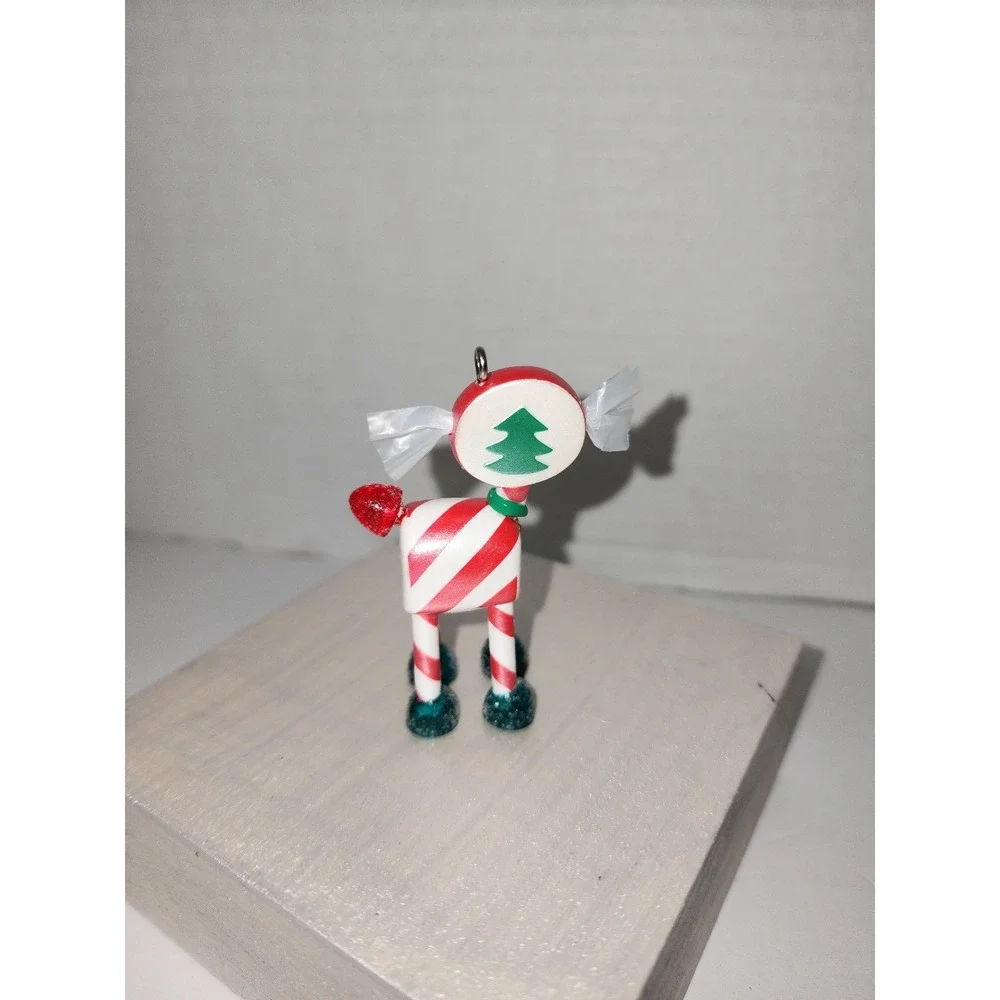 Hallmark Keepsake‎ Christmas Tree Ornament Peppermint Pup 2007 club members